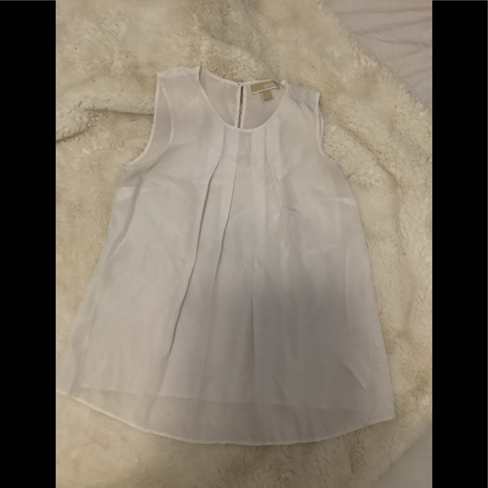 Michael Kors - White - Tank Top Blouse - Size S